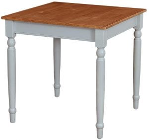 Ravenna Home Traditional Square Dining Table, 29-Inch
