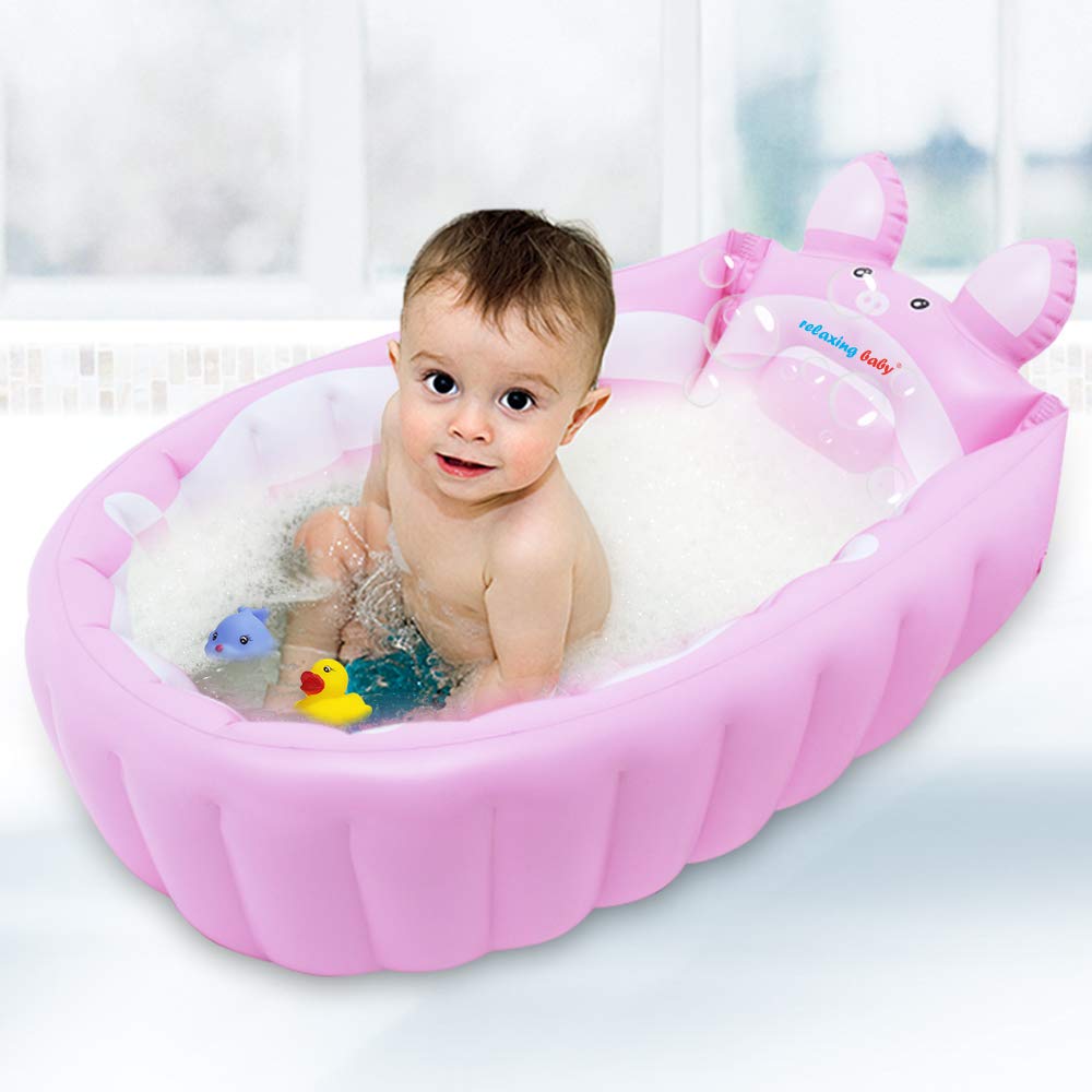 relaxing baby Inflatable Ergonomic Baby Bath Seat