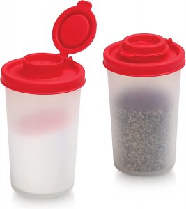 SIGNORA WARE Transparent Food-Grade Salt And Pepper Shakers