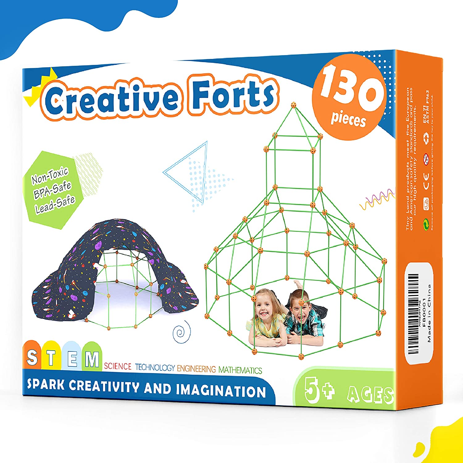 Tiny Land Creative Forts Engineering 7-Year-Old Boys’ Toy