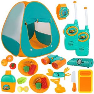 ToyVelt Explorer Camping Tent Set Gift For 3-Year-Old Boys