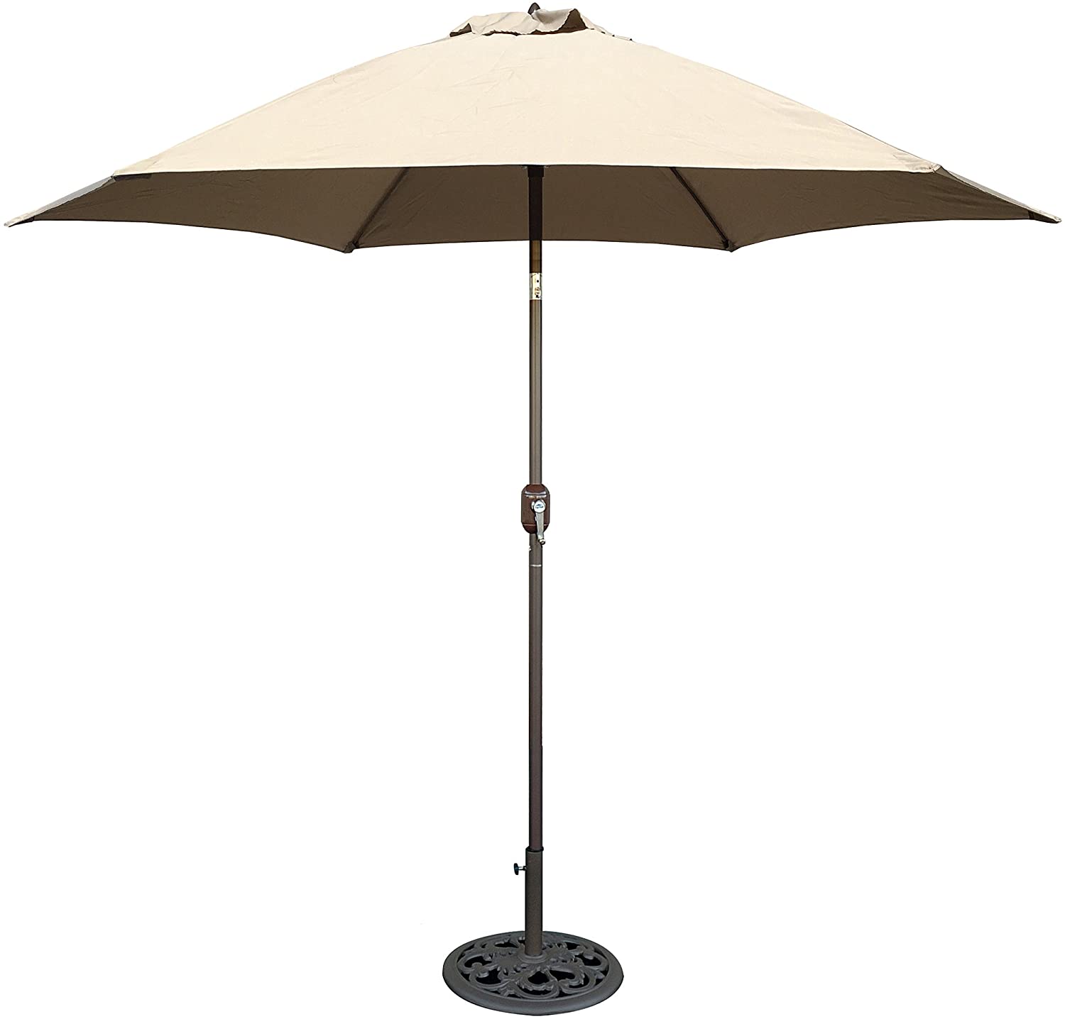 Tropishade Dura-Tilt Outdoor Patio Umbrella, 9-Foot