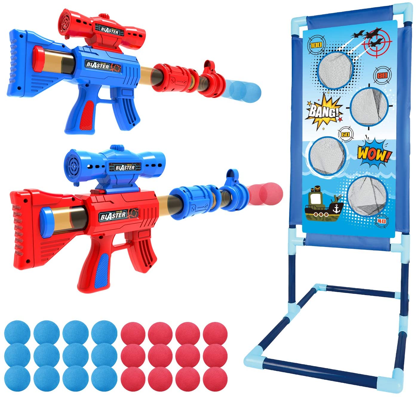 YEEBAY Pump Air Gun Game 7-Year-Old Boys’ Toy