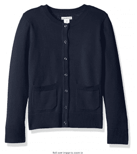Amazon Essentials Cardigan School Uniform Sweater