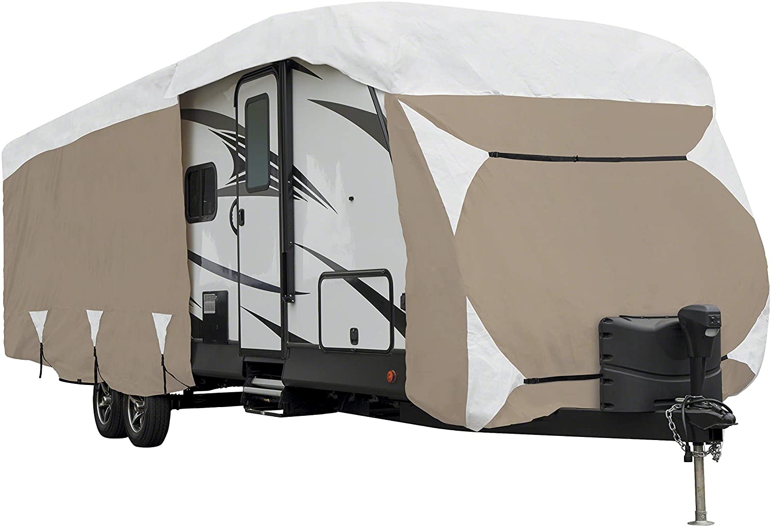 Amazon Basics 3-Ply Roof Trailer RV Cover, 27-30-Foot