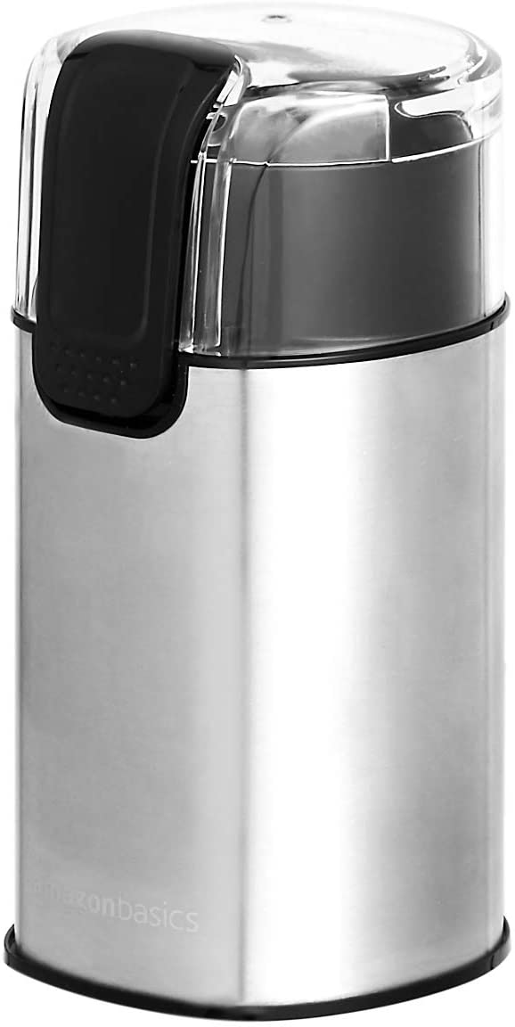 Amazon Basics Compact Safety Lid Coffee Bean Grinder