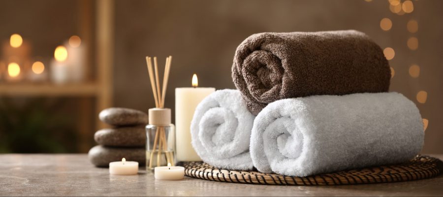 Beige •ROHILinen• Premium Egyptian Cotton 500gsm Hand Towel Everyday Luxury 