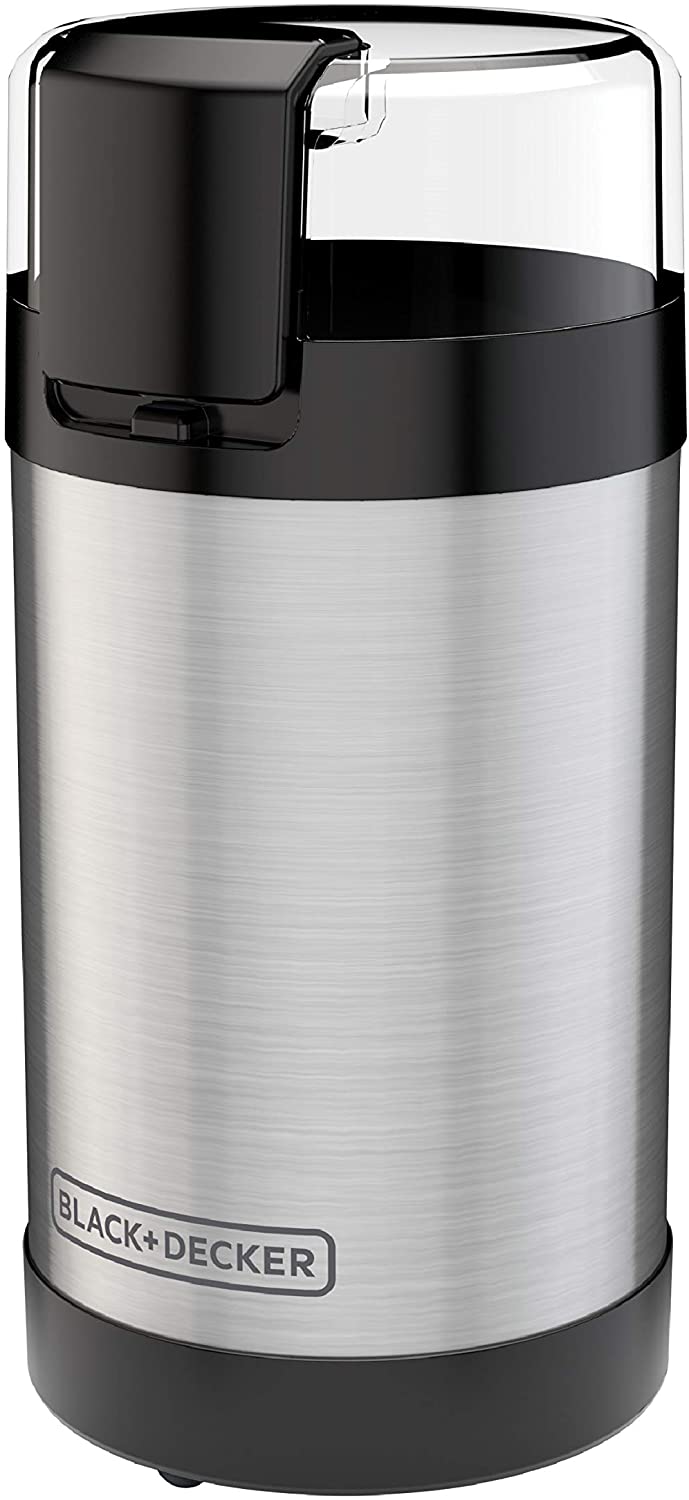 BLACK+DECKER CBG110S Lid-Locking No Spill Coffee Grinder
