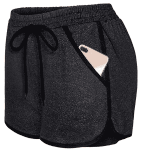 Blevonh Women’s 5-Inch Pocketed Running Shorts