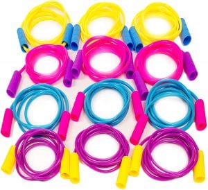 Boley Exercise Jump Rope For Kids, 12-Pack