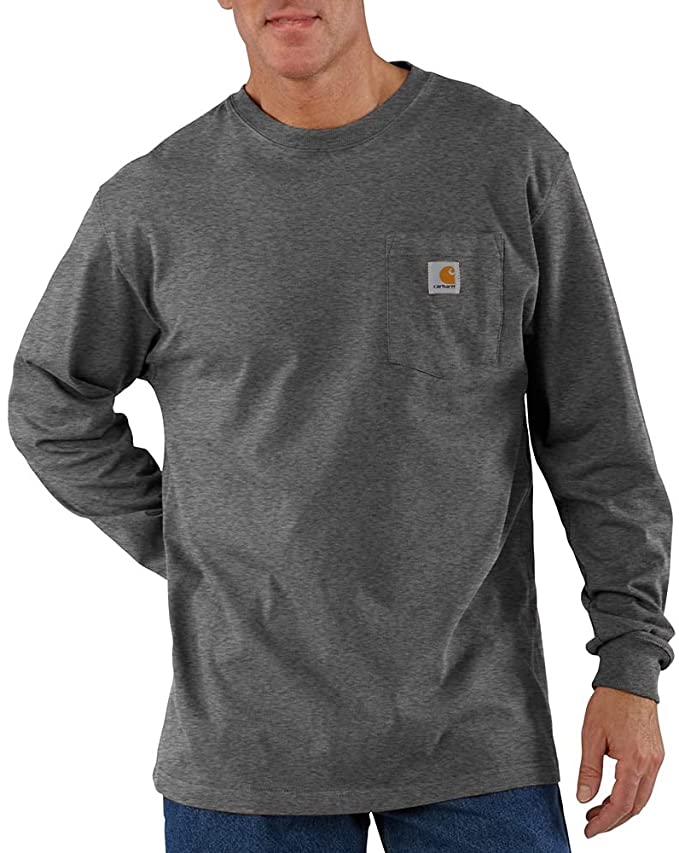 Carhartt Men’s Workwear Jersey Pocket Long-Sleeve Shirt