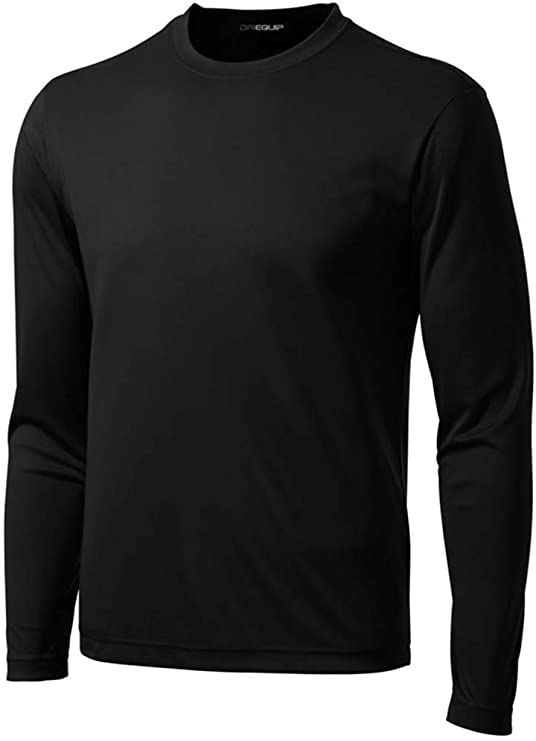 DRI-Equip Men’s Moisture Wicking Long Sleeve Performance Shirt