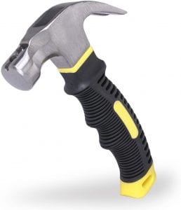 EFFICERE Anti-Vibration Non-Slip Hammer, 8-Ounce