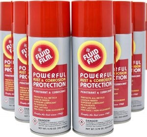 Fluid Film Non-Toxic Rust Prevention Spray For Cars, 6-Pack