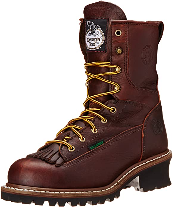 Georgia Boot Work Rubber Sole Men’s Lace-Up Boot