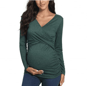 Glampunch Women’s Long Sleeve Maternity Nursing Top