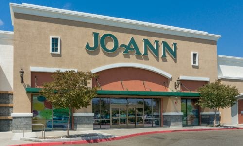 Jo Ann Fabrics and Crafts Store Exterior