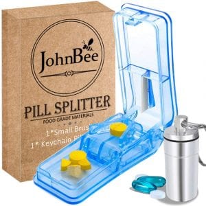 JohnBee Food Grade Keychain Pill Cutter