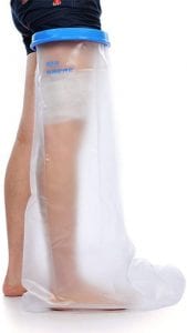 KEEFITT Full Adult Waterproof Leg Cast Protector