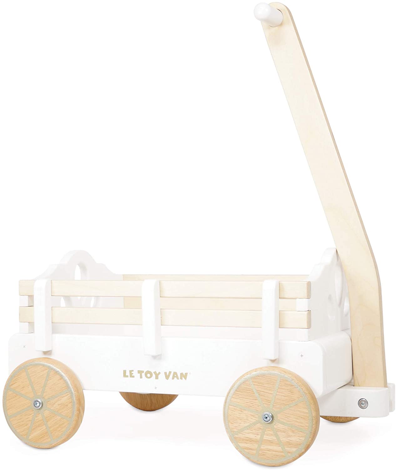 Le Toy Van Non-Toxic Pull-Along Wooden Toy Wagon