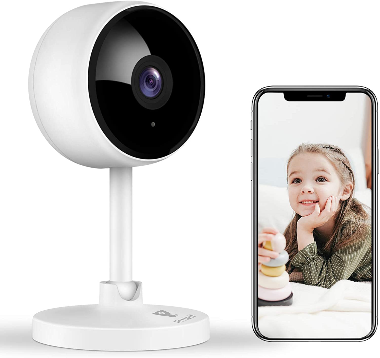Littlelf 1080P Indoor WiFi Home Security Camera