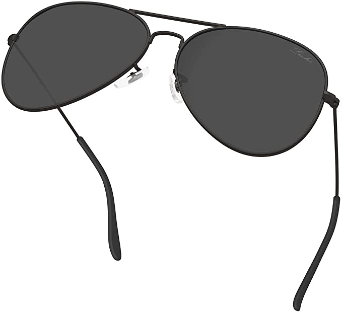 livho Anti-Reflective Sun Blocking Aviator Sunglasses