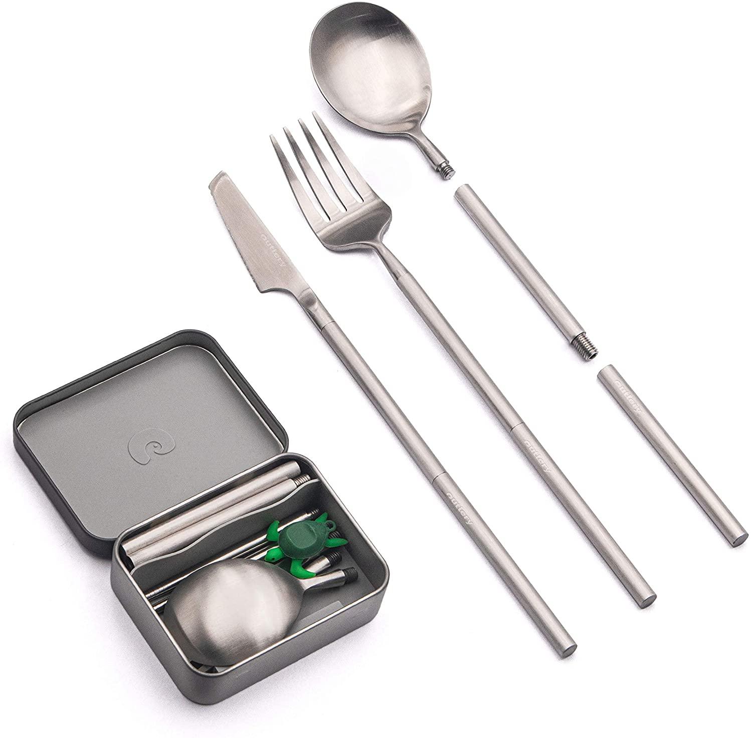 Outlery Flatware Camping Utensils, 5-Piece
