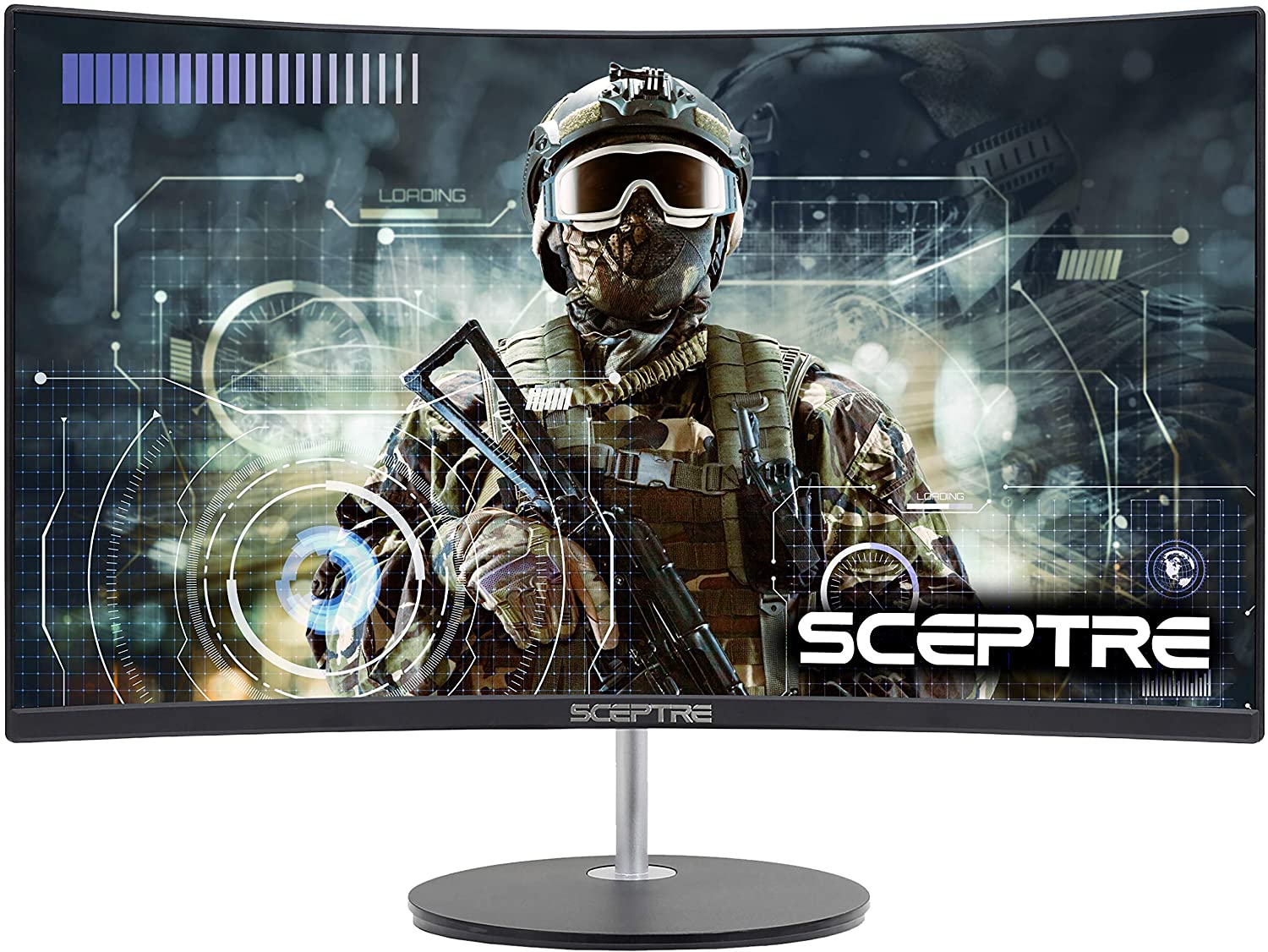 Sceptre 24-Inch Curved 75Hz Gaming LED Monitor