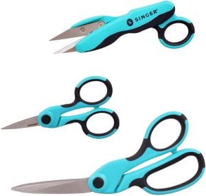 SINGER Professional Stainless Steel Sewing Scissors, 3-Pack
