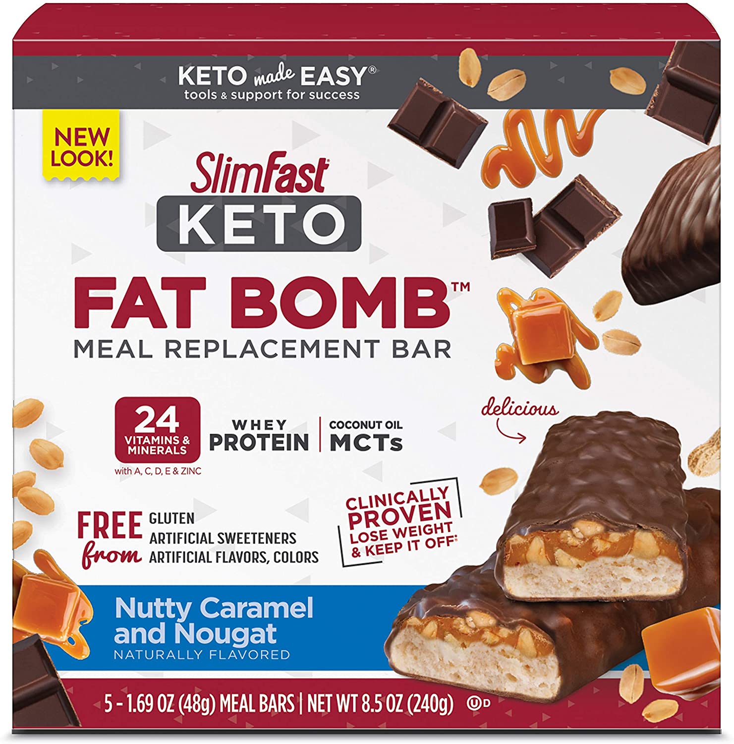 SlimFast Keto-Friendly Meal Replacement Bar