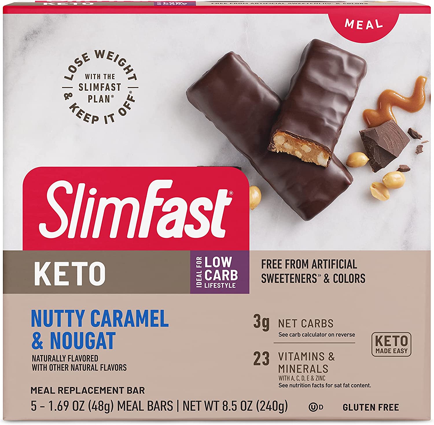 SlimFast Naturally Flavored Meal Replacement Bars