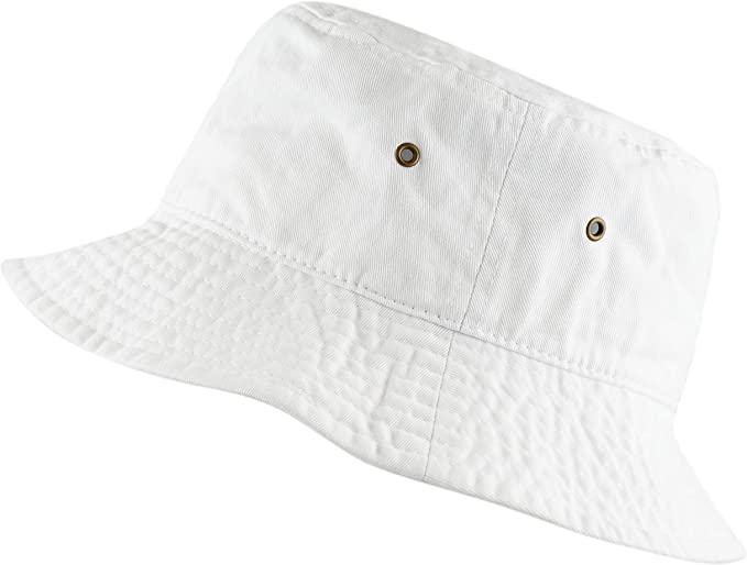 The Hat Depot Packable Cotton Bucket Hat