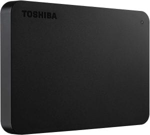 Toshiba HDTB410XK3AA Canvio Basics Smudge Resistant Portable External Hard Drive, 1TB