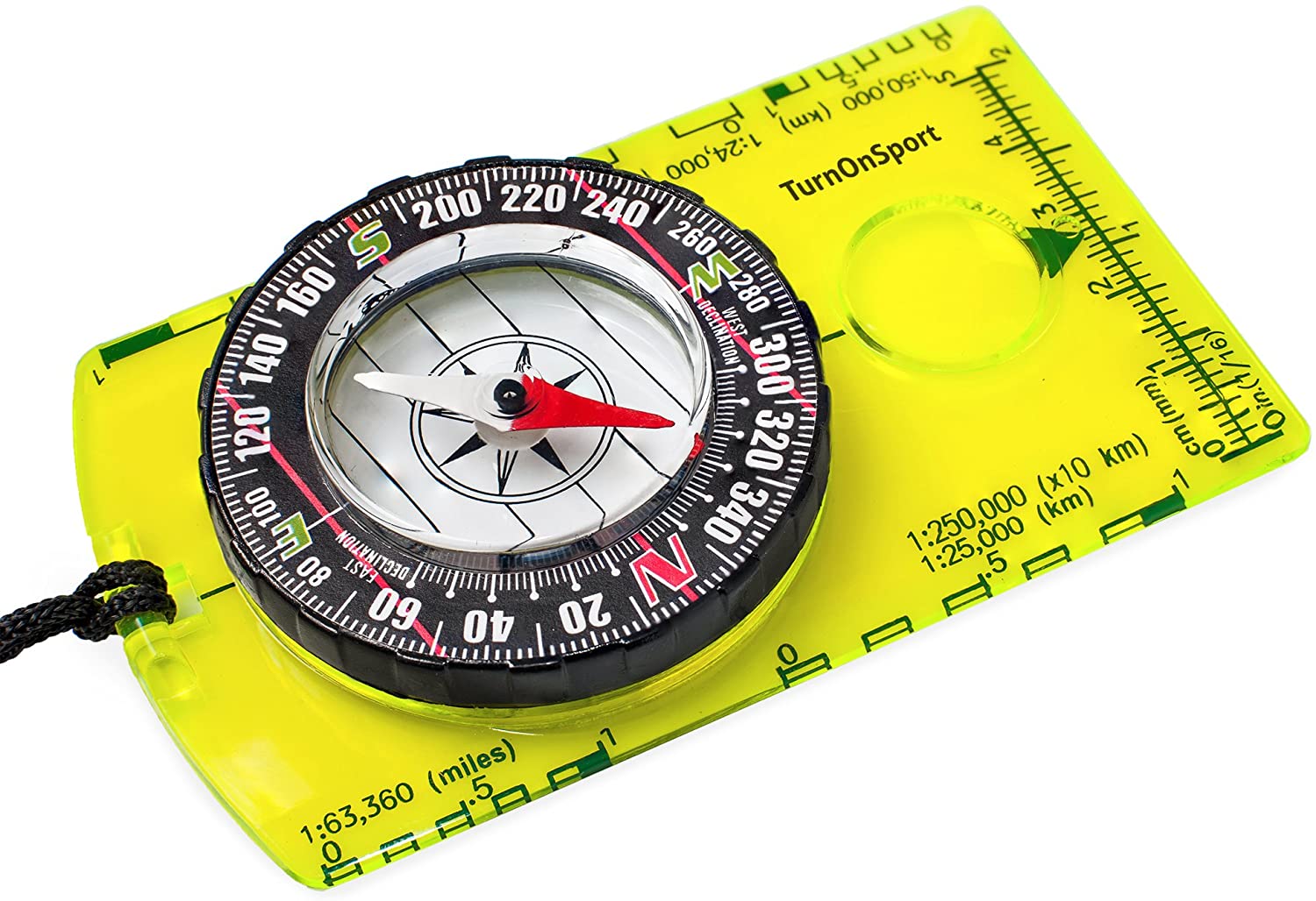 TurnOnSport Portable Magnetic Hiking Compass