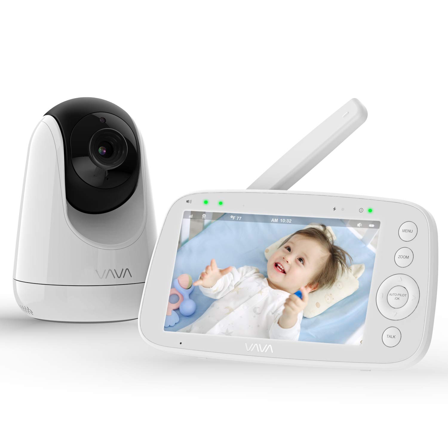 Vava Auto-Pilot Mode Nursery Baby Monitor Camera