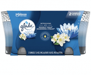 Glade Essential Oil Infused Scented Jar Candles, 2-Pack