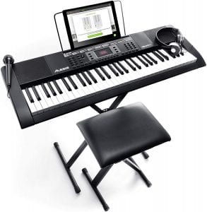 Alesis Melody 61 Built-In Speakers Digital Keyboard