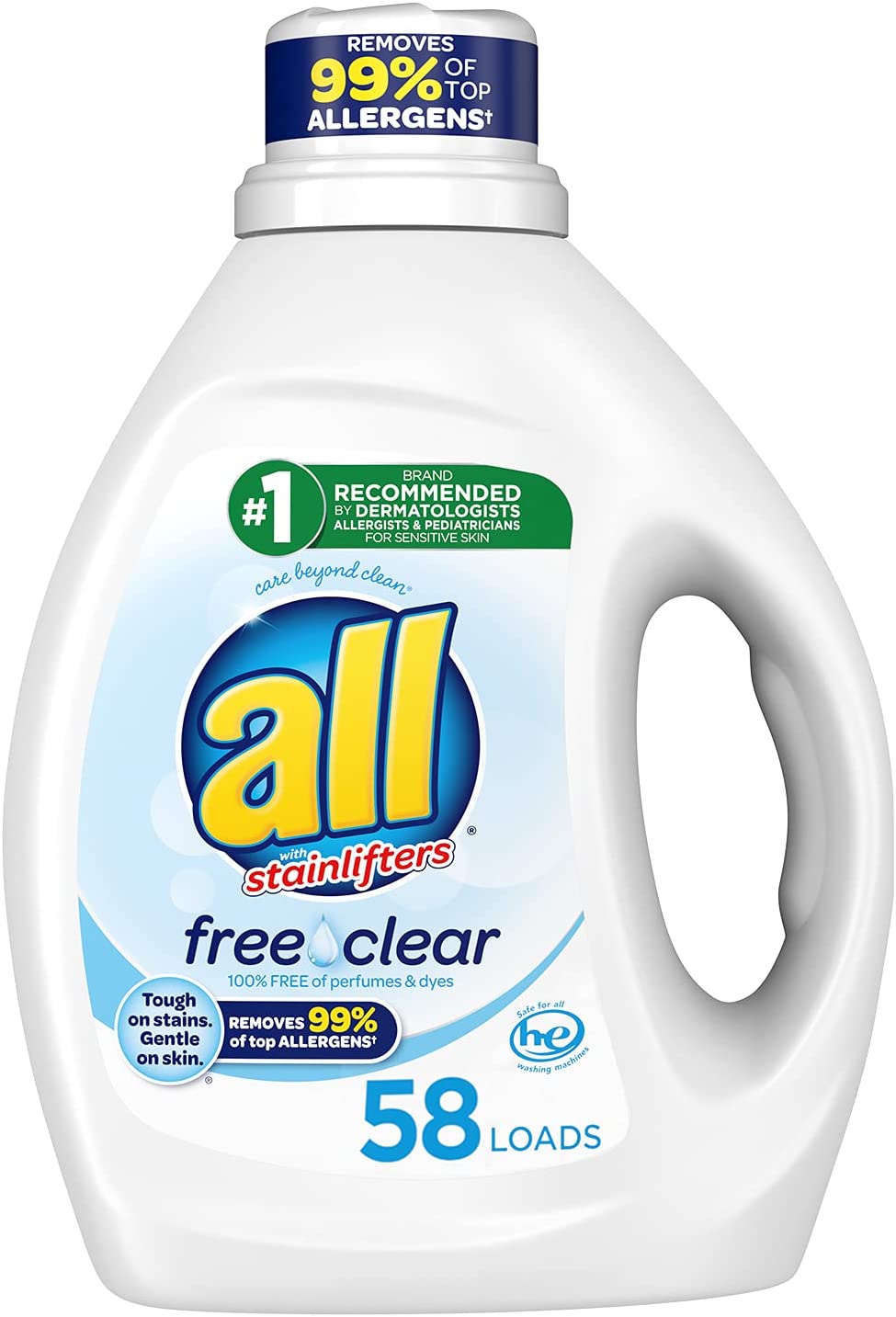 all Free & Clear Fragrance-Free Laundry Detergent