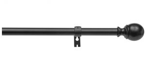 Amazon Basics Adjustable Length Curtain Rod, 72-144-Inch
