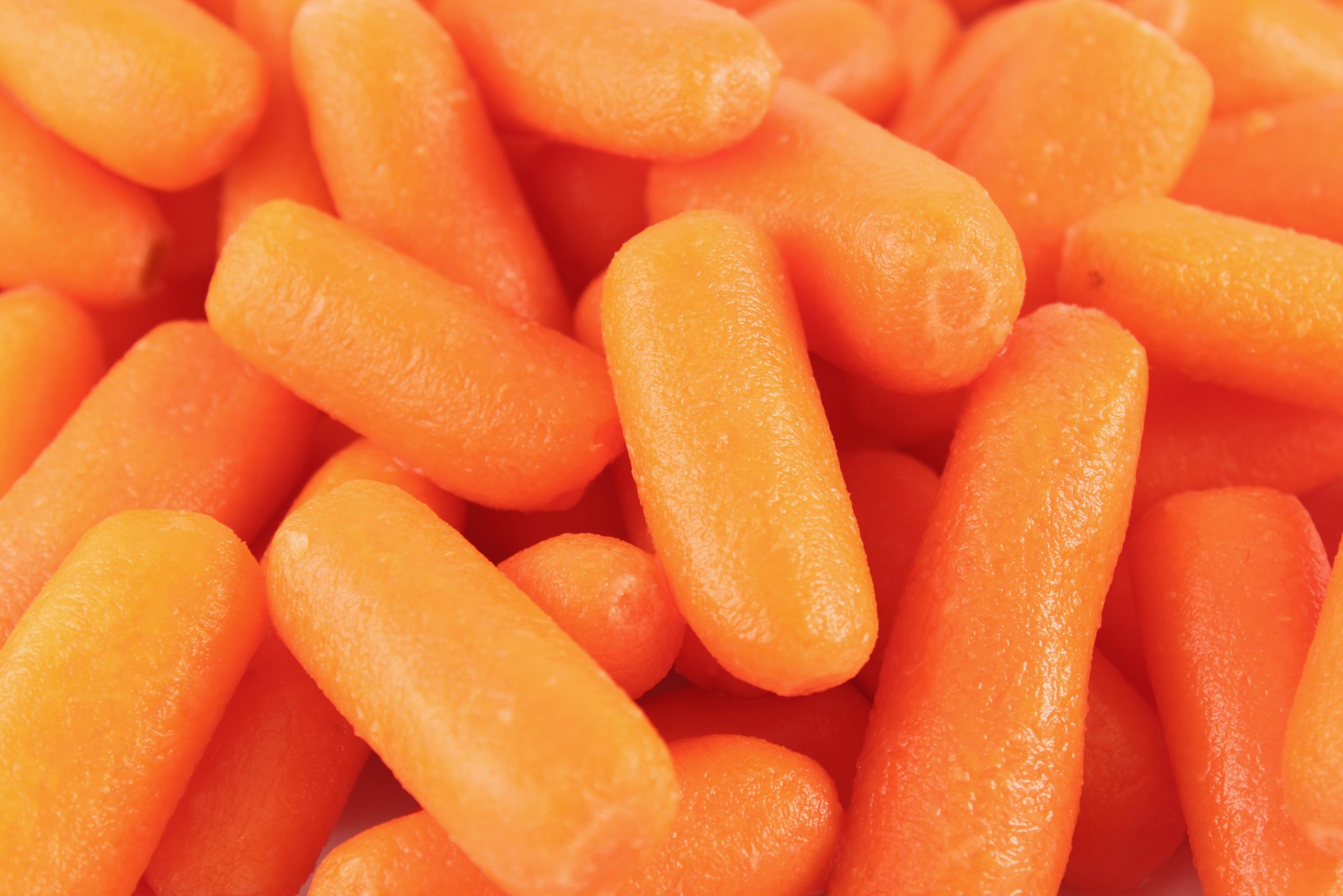 Fresh baby carrots