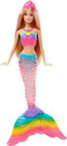 Barbie Magical Light-Up Tail Mermaid Toy For Girls