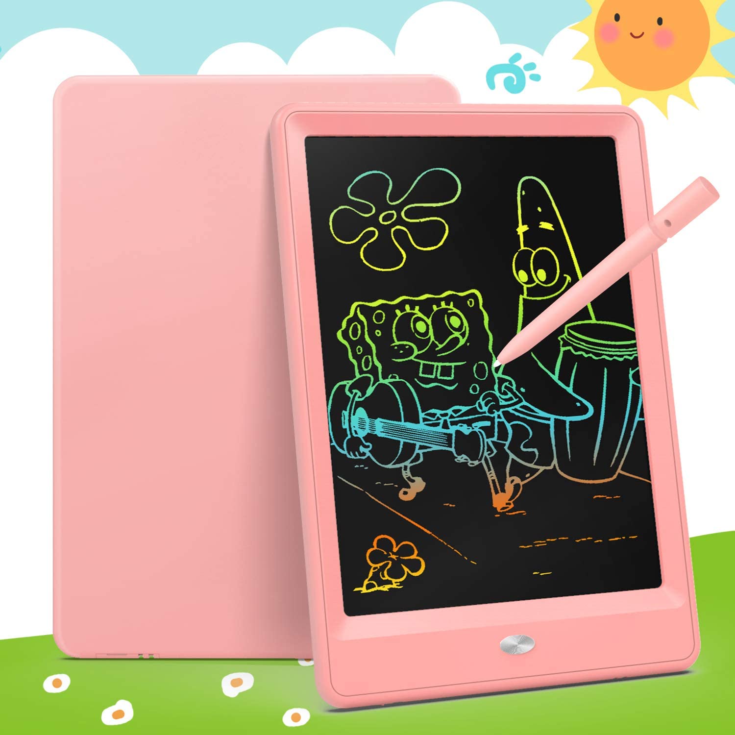 Bravokids LCD Writing Tablet Gift For 3-Year-Old Girls