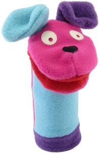 Cate and Levi Fleece Sock Hand Puppet