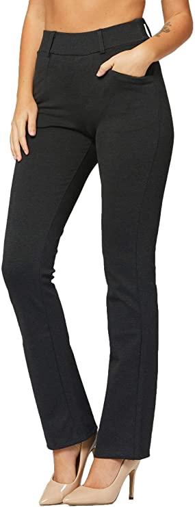 Conceited High-Waisted Stretchy Slacks For Women