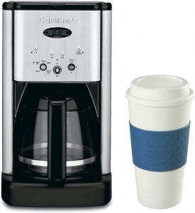 Cuisinart 12-Cup DCC-1200 Brew Central Coffeemaker & 16-Ounce Copco Travel Mug