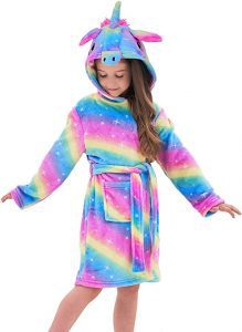 Doctor Unicorn Hooded Robe For Kids