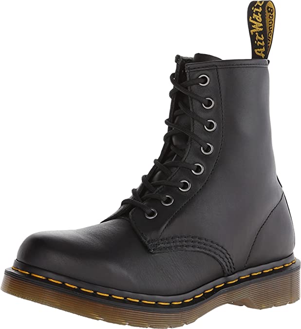 Dr. Martens 8-Eye 1460 W Black Nappa Leather Boots