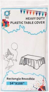 D&Z Rectangular Disposable Table Covers, 12-Pack