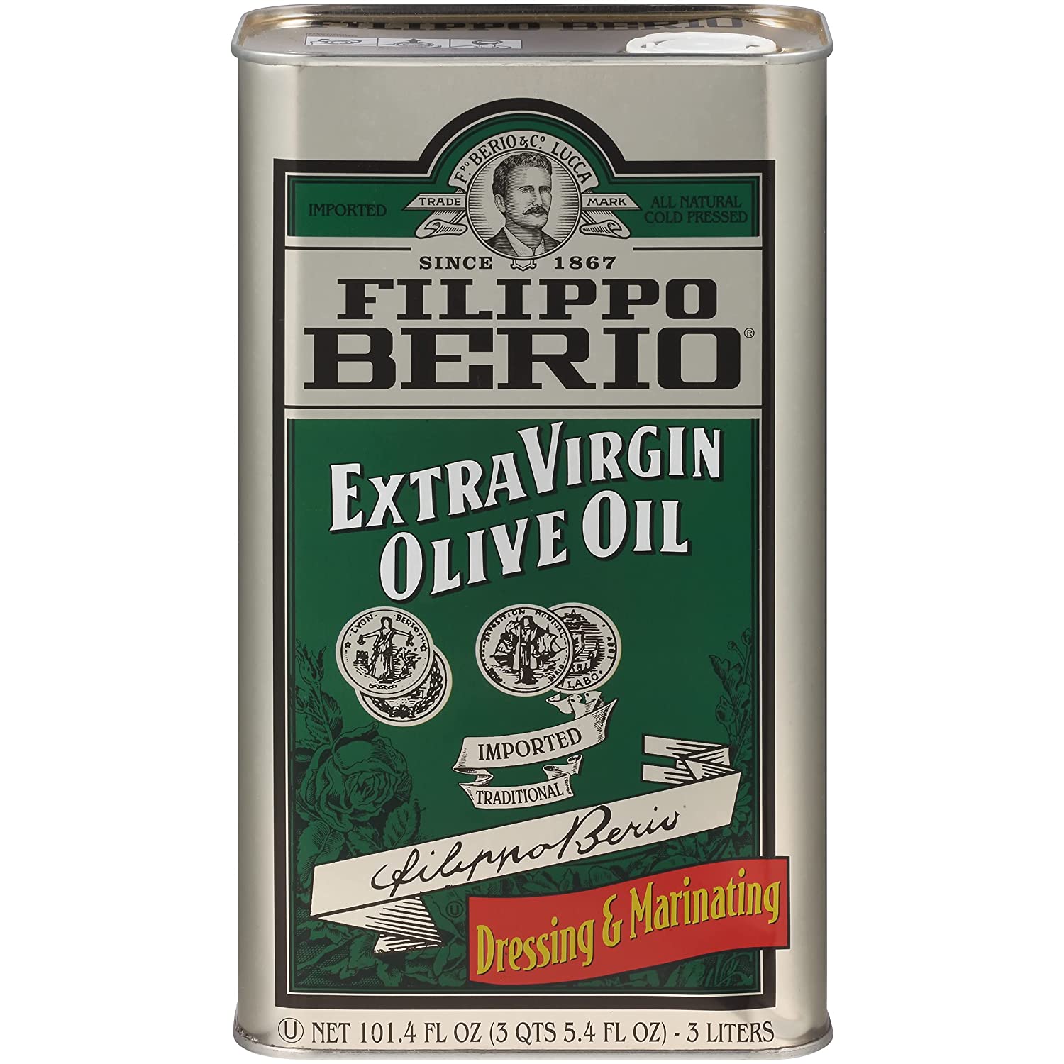 Filippo Berio Dressing & Marinating Olive Oil, 101.4-Ounce