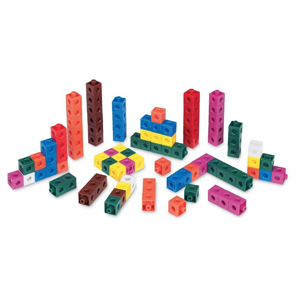 hand2mind Plastic Interlocking Cubes Early Learning Classroom Supplies